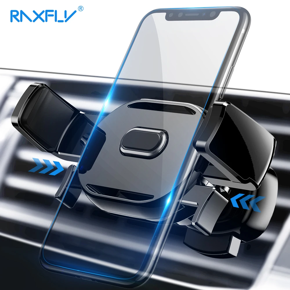 RAXFLY автоматической блокировки Автомобильный держатель для телефона в