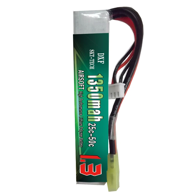 2017 хорошее качество DXF Lipo аккумулятор 2S 7 4 В 1350 мАч 25C AKKU Mini Airsoft Gun Аккумулятор RC