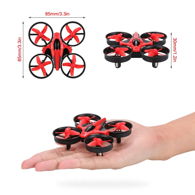 W/ 2 предмета батареи H36 4G 4CH 4 Axis Gyro RC Quadcopter RTF UFO Мини дрона с дистанционным