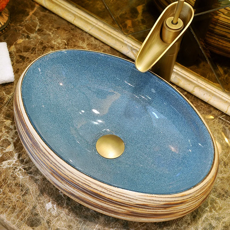 Овальная роскошная ванная комната в европейском стиле китайское искусство