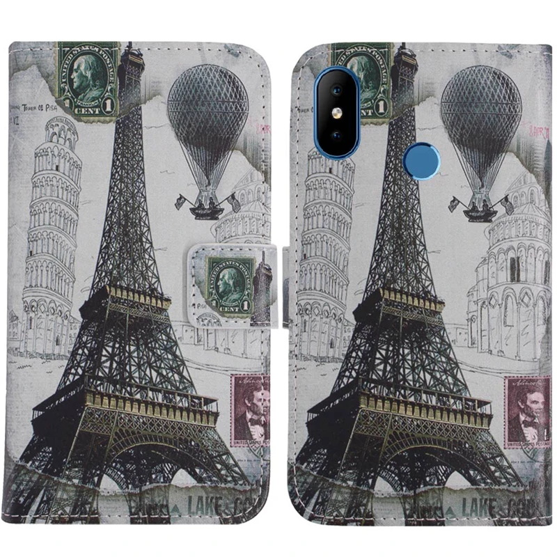 Модный защитный кожаный чехол-книжка TienJueShi для телефона Doogee N10 5 84 дюймов