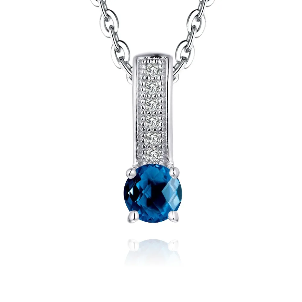 JO мудрость Solid 14 К белого золота с бриллиантами Цепочки и ожерелья Jewelry 0.35ct