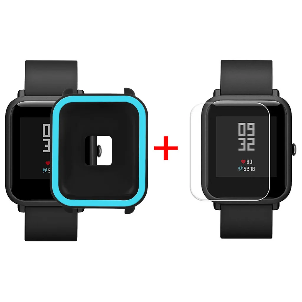 Z523 крышка 2019 Мягкий силиконовый чехол для Huami Amazfit Bip Молодежные часы с защитой