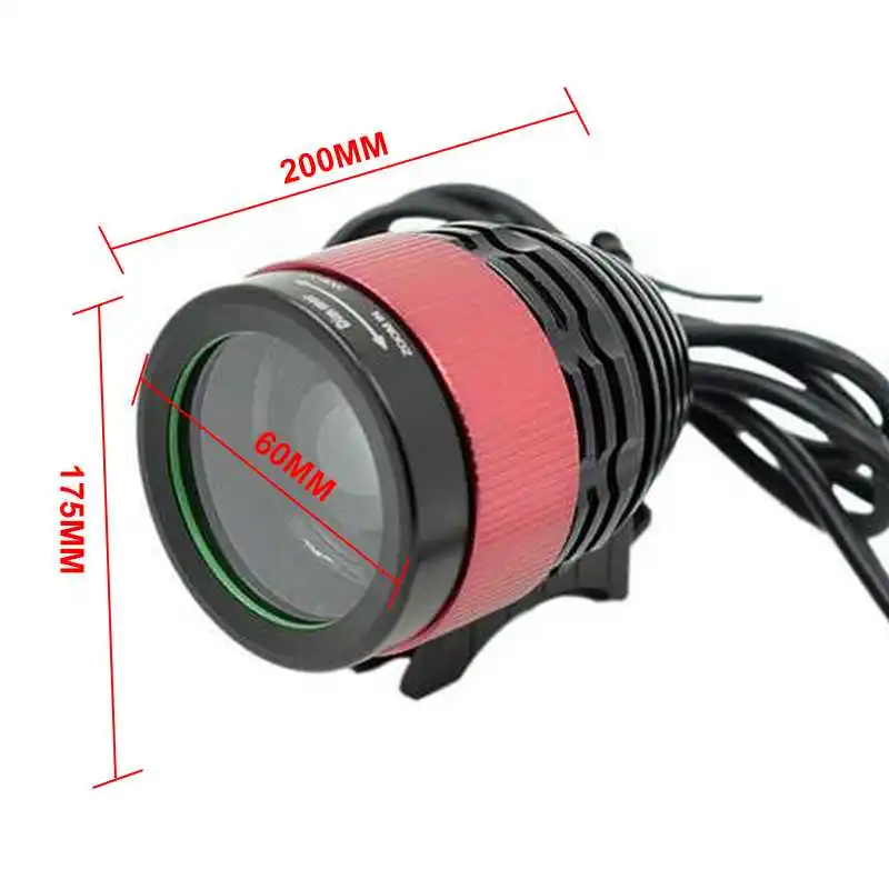 

WasaFire XML T6 LED Bike Light Zoomable Bicycle Light 2000 Lumens Cycling Front Lamp MTB Headlight + Rechargeable 18650 Battery