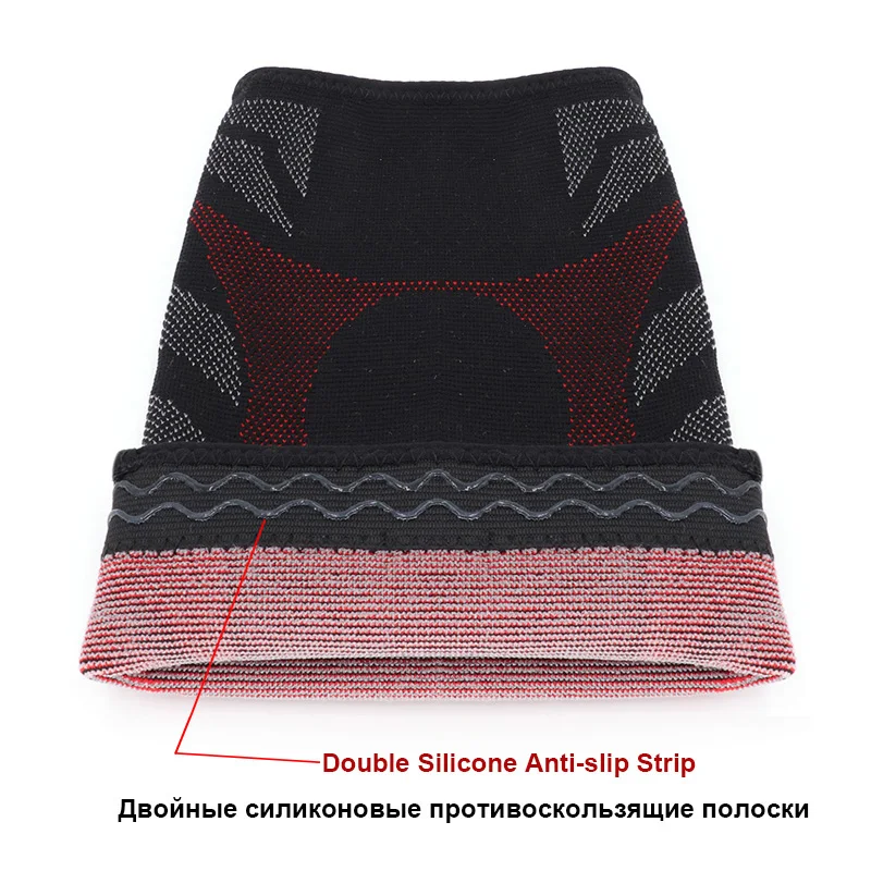 Tom's Hug Matte Red Anti Strip Sports Knee Support Pads 1 Pcs Anti-slip Kneepads Protector Warm for Arthritis Pain Relief | Спорт и