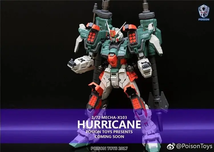 1/72 Moshow Poison Toys Mecha-X103 HURRICANE FINISHED Action Figure Cheap Shipping Fee | Игрушки и хобби