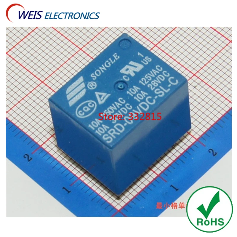 100 шт SRD-06VDC-SL-C Реле T73 5PIN 10A 6V SONGLE ROHS Бесплатная доставка (art.: 7a1e296e1) - 7a1e296e1