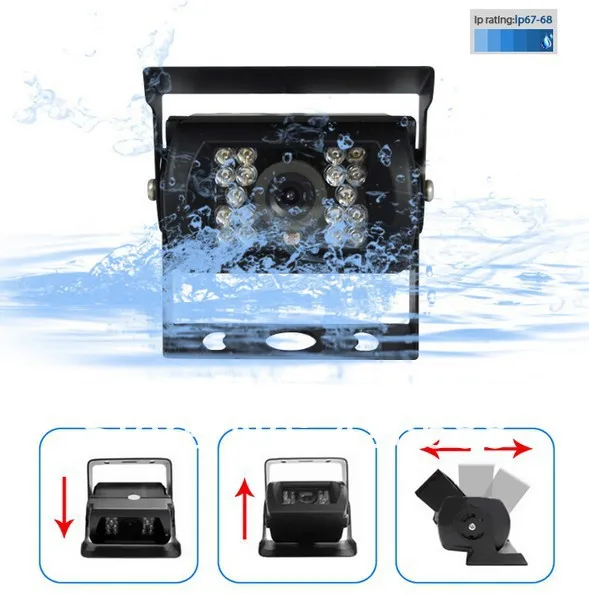 Монитор заднего вида автомобиля беспроводная камера с ночным видением 12 24 В HD TFT