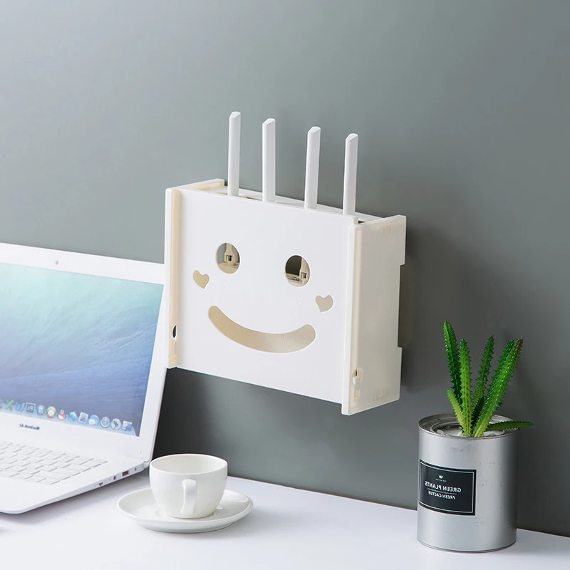 Беспроводной Wi-Fi роутер коробка для хранения пластиковая настенная вилка доска