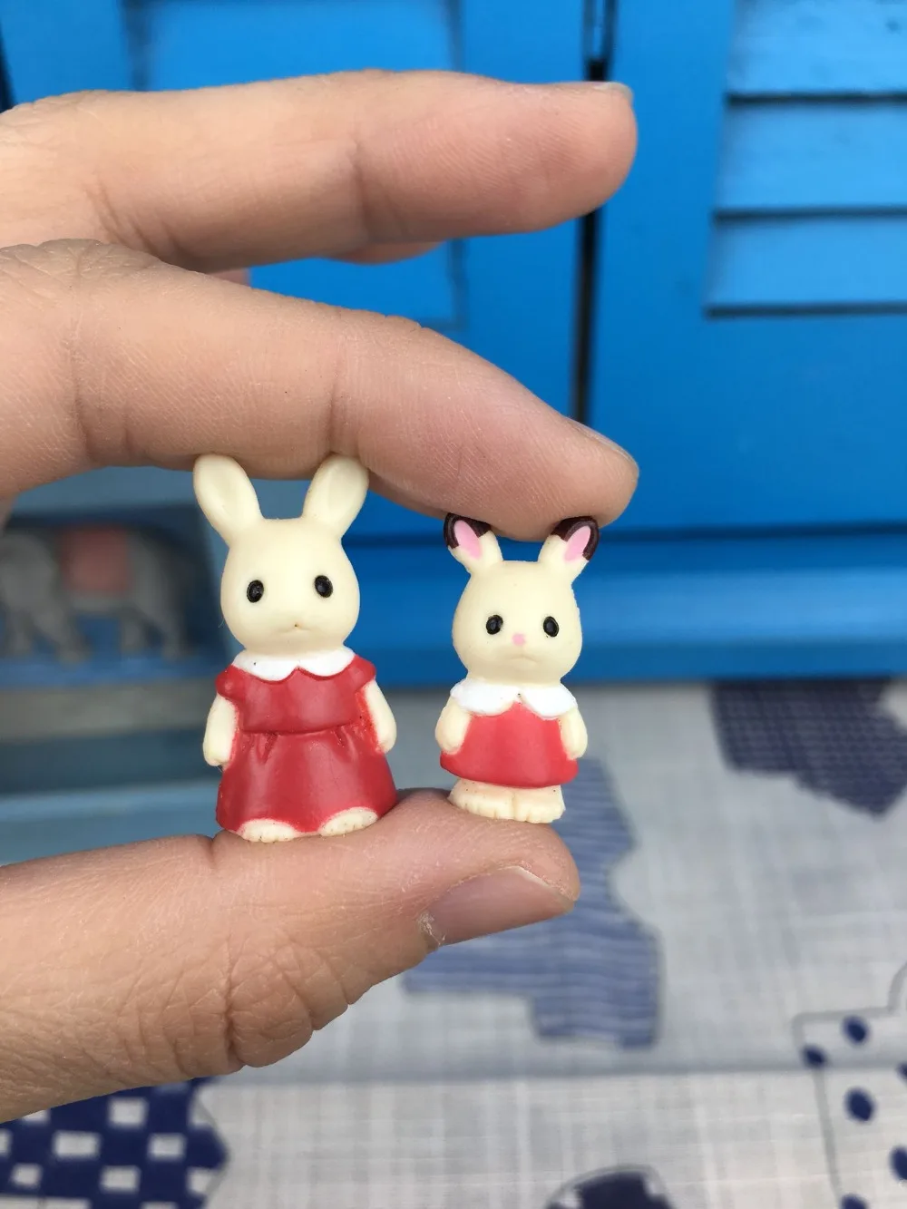 Экшн фигурки из ПВХ семья животных 4 шт. японские игрушки 2 см мультяшная кукла