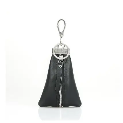 black GUMST, натуральная кожа, ключница, кошелек для ключей, умная Автомобильная сумка, чехол, кольцо, обертывание, Fo, органайзер, чехол, для мужчин, с брелком - Цвет: black