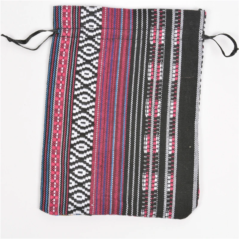 Шт. 50 шт. мексиканский Хлопок Drawstring Чехол полосатый племя пользу сумки вечерние свадьбу Поставки мешок ювелирные изделия упаковка подарочный пакет 13* см 18 см