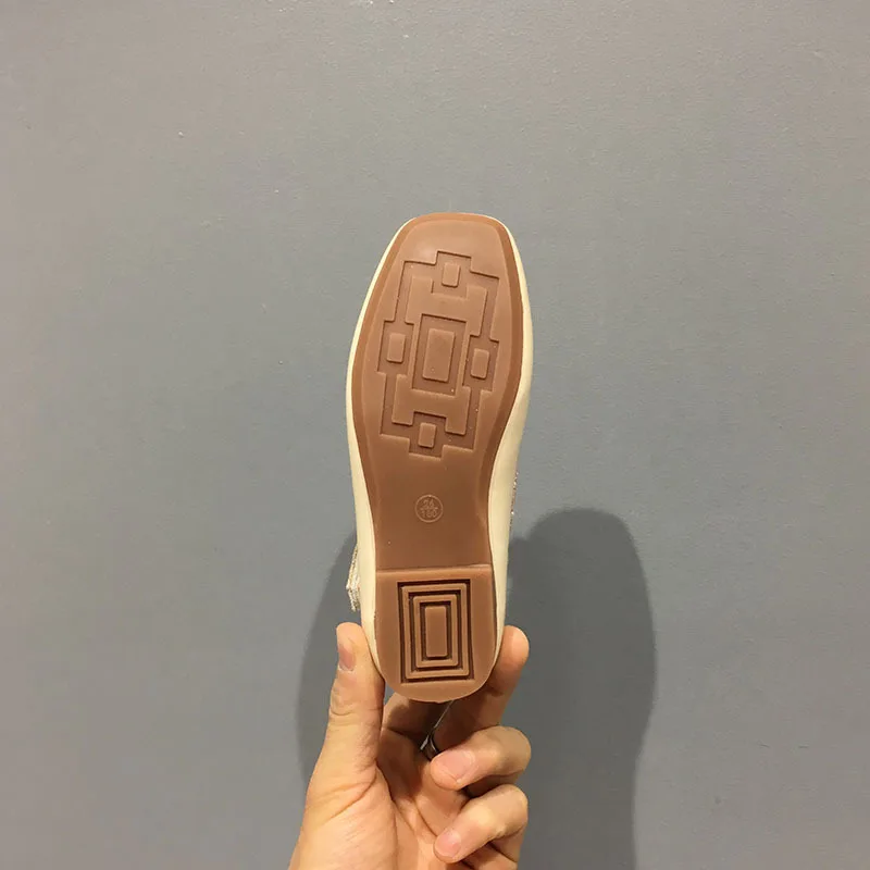 2019 г. Весенняя кожаная обувь для маленьких девочек неглубокие танцевальные туфли