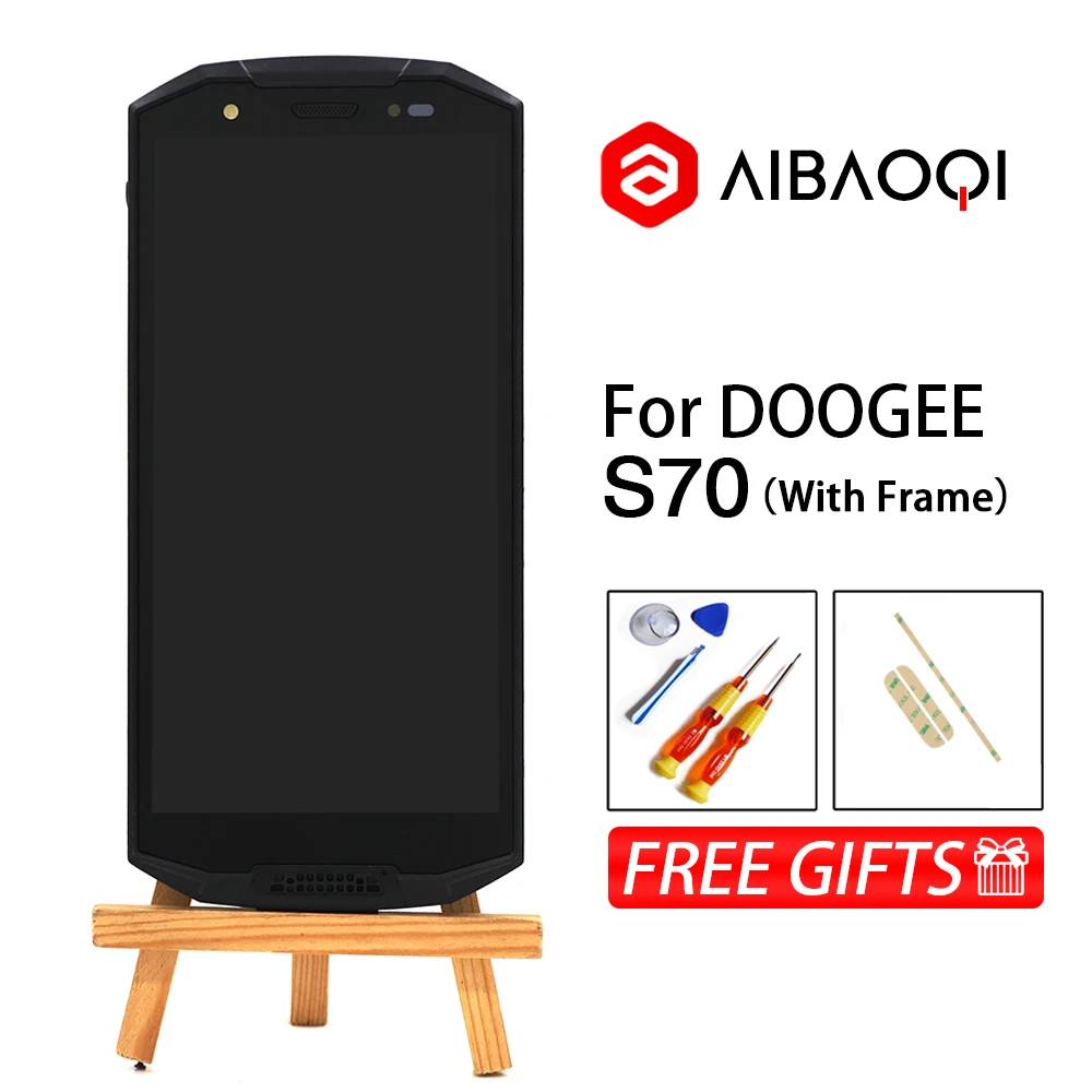 AiBaoQi 5,99 дюймовый сенсорный экран+ 2160x1080 ЖК-дисплей в сборе Замена для телефона Doogee S70