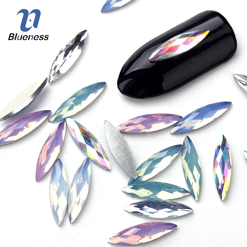 Блестящие стразы для маникюра Blueness 1 колесо украшения ногтей аксессуары дизайн
