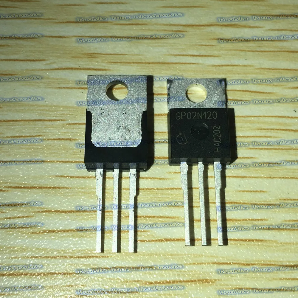 

10PCS/LOT SGP02N120 GP02N120 TO-220 IGBT Transistors 1200V 6.2A 62W