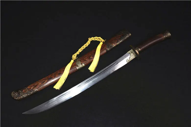 Высокое качество китайский ушу Broadsword меч дадао острый Дамасская сталь лезвие