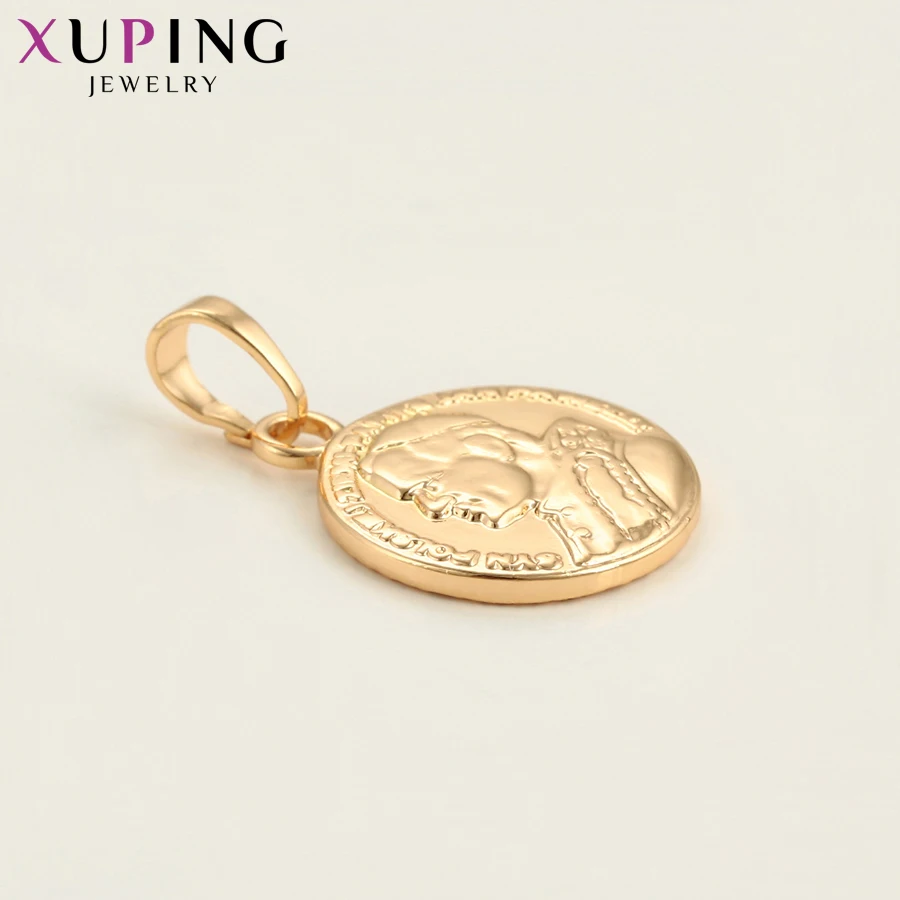 Темпераментная подвеска Xuping простое круглое ювелирное изделие для нейтральных