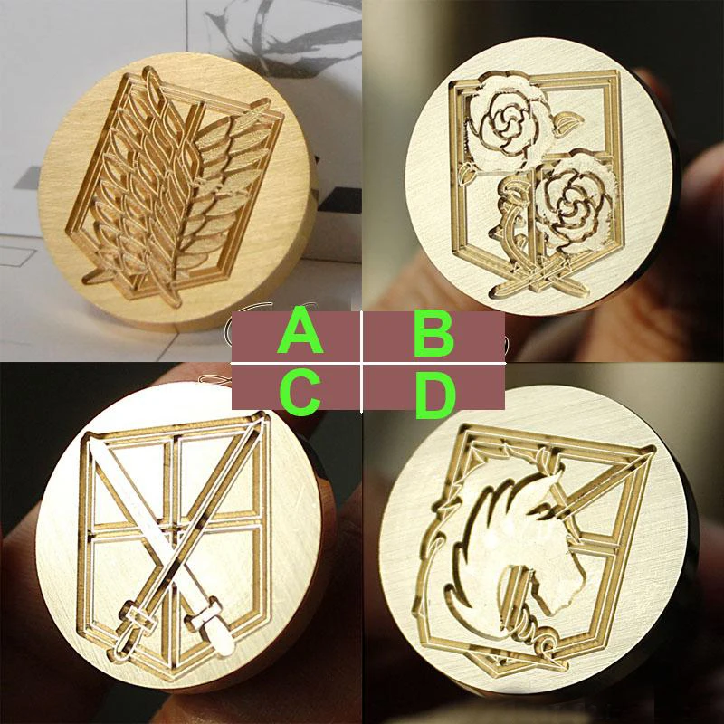 Металлическая головка без ручки для скрапбукинга воска Медная винтажная и