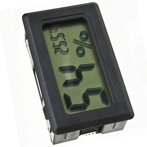 Mini Black Digital LCD Indoor Temperature Humidity Meter Thermometer Hygrometer 9Y41 | Дом и сад