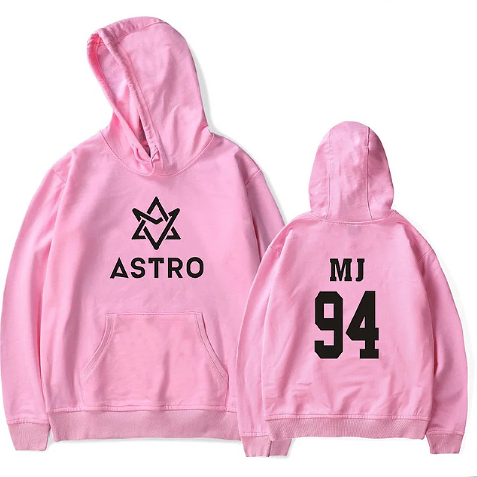 Kpop Астро звезда Группа печатных толстовки Moletom Harajuku Толстовка пуловер, худи в повседневном стиле куртка в уличном стиле Мужская/женская одежда