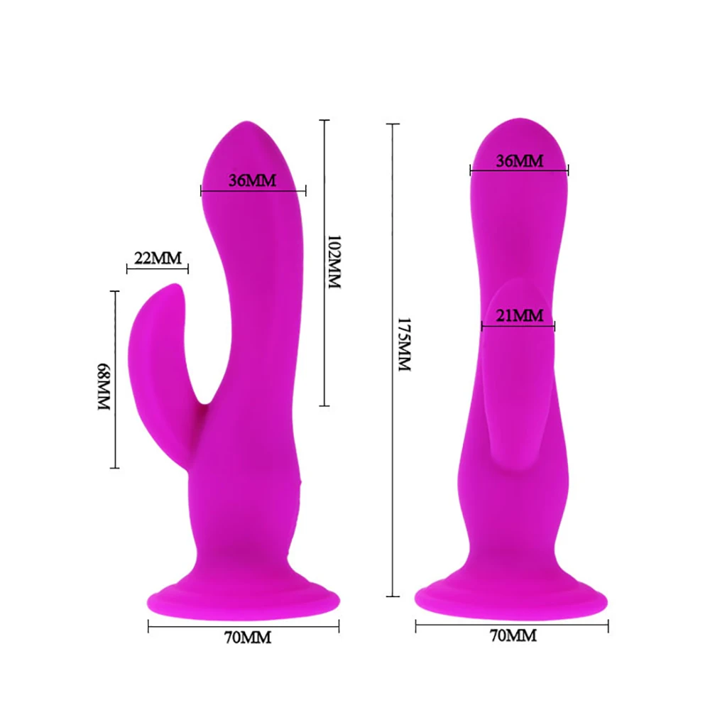 2017 Prettylove перезаряжаемый мощный Независимый двойной мотор вибрирующий