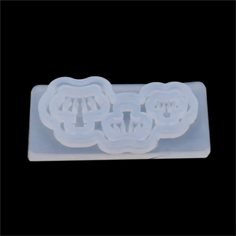 Хит продаж Прозрачная силиконовая форма в форме сердца звезды и ракушки банта