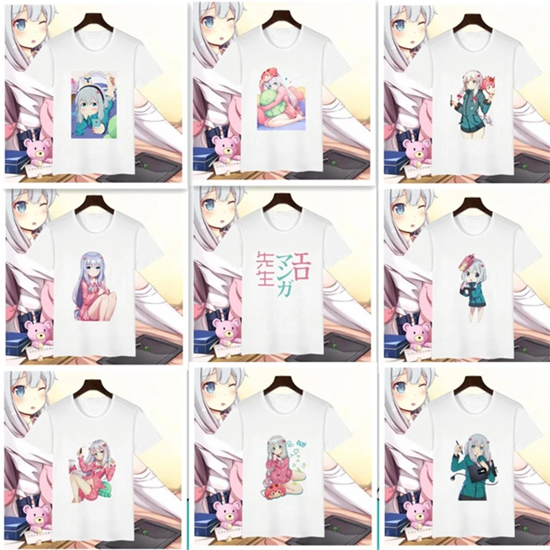 Бесплатная доставка футболки Аниме &quoteromanga Sensei&quot маскарадные костюмы Sagiri Izumi