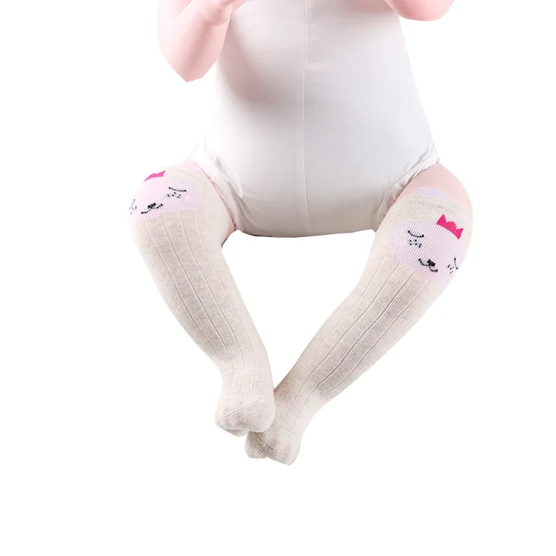 3 Pairs Unisex Cute Funny Cartoon Toddler Socks Animals Pattern Casual for Baby Lovely Knee High Cotton Kids |