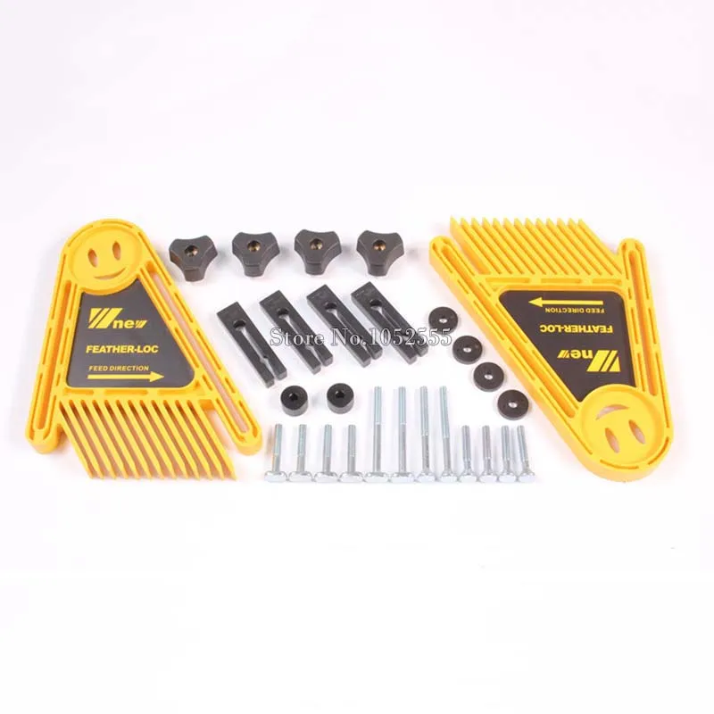 

NEW Featherboard, Drillpro Double Featherboards Feather Loc Board for Table Saws DIY Tools