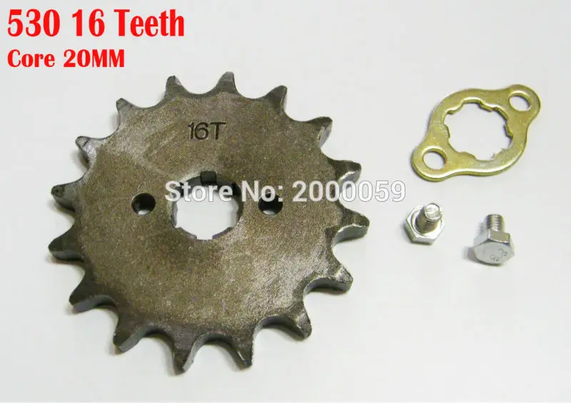Звездочка двигателя 530 16 зубьев Core 20 мм Cog Fit PIT PRO Trail DIRT QUAD Bike Thumpstar ATV Дюна Багги Go