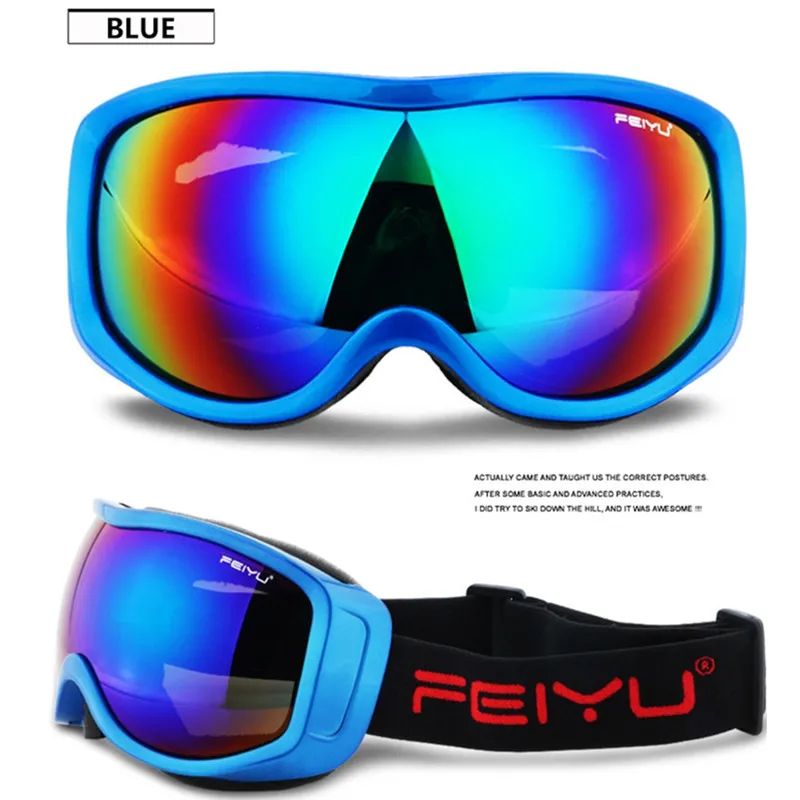 Professional Ski Goggles UV400 Anti-Fog Winter Windproof Snowboard Outdoor Riding Skiing Men Women Snow |
