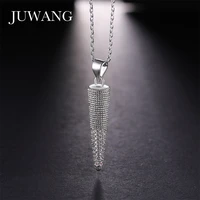 juwang new cubic zircon conical pendant necklace for woman girls choker statement chain necklace jewelry gift wholesale