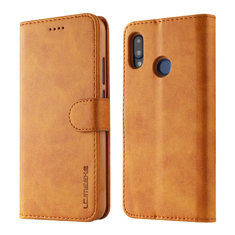 Кожаный чехол с откидной крышкой для huawei p20 lite телефона pro откидные Чехлы кошелек