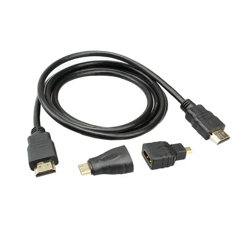 Аксессуары HIPERDEAL цифровые кабели 3 в 1 HD высокоскоростной кабель HDMI-HDMI +