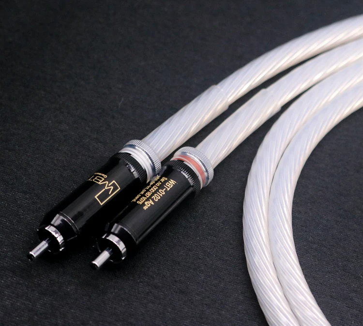 Hi Fi end Hiend плакировка Серебряный 5nocc лихорадка Динамик CD плеер аудио кабель Dual РСК