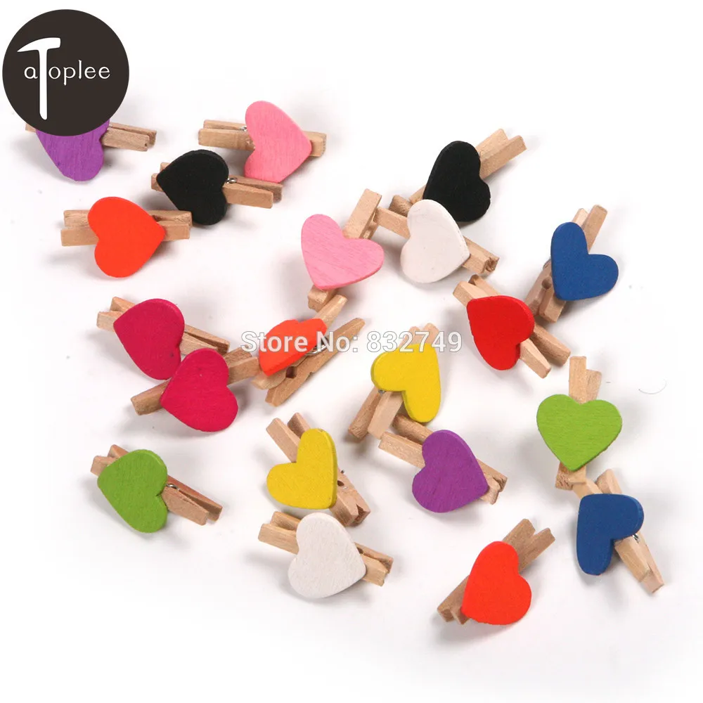 10 шт./лот деревянные мини держатели для фото бумаги вечерние зажимы|clip clamp|clamp