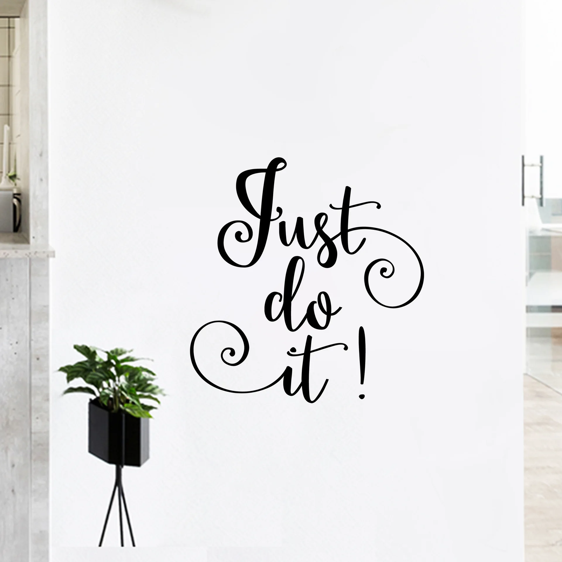 DIY виниловая настенная наклейка s &quotJust Do It&quot декоративная на стену Наклейка для