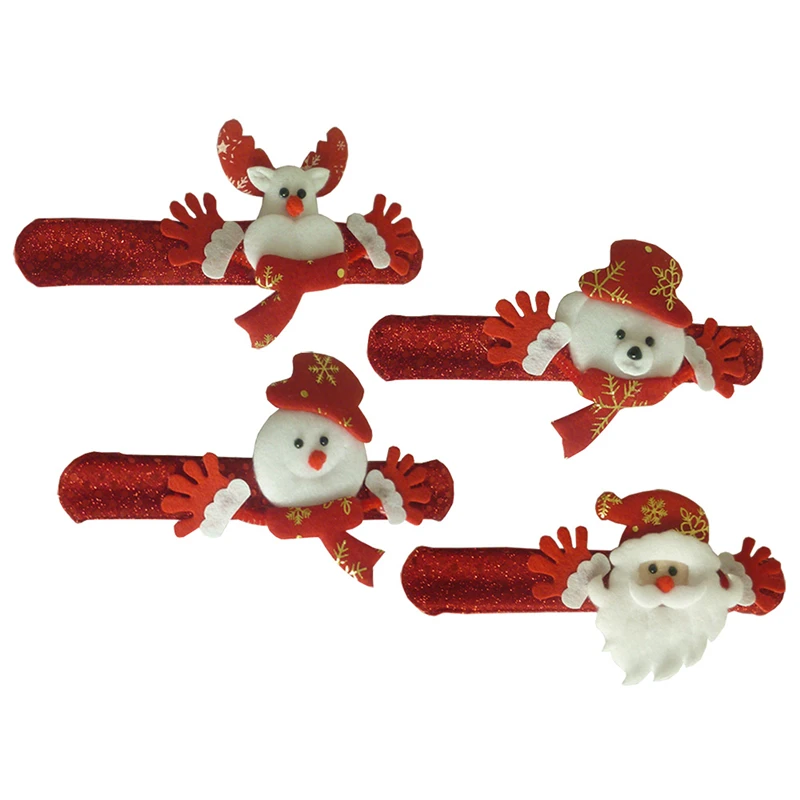 4 шт. Рождественское украшение пряжка для ремня держатель салфеток кольца на