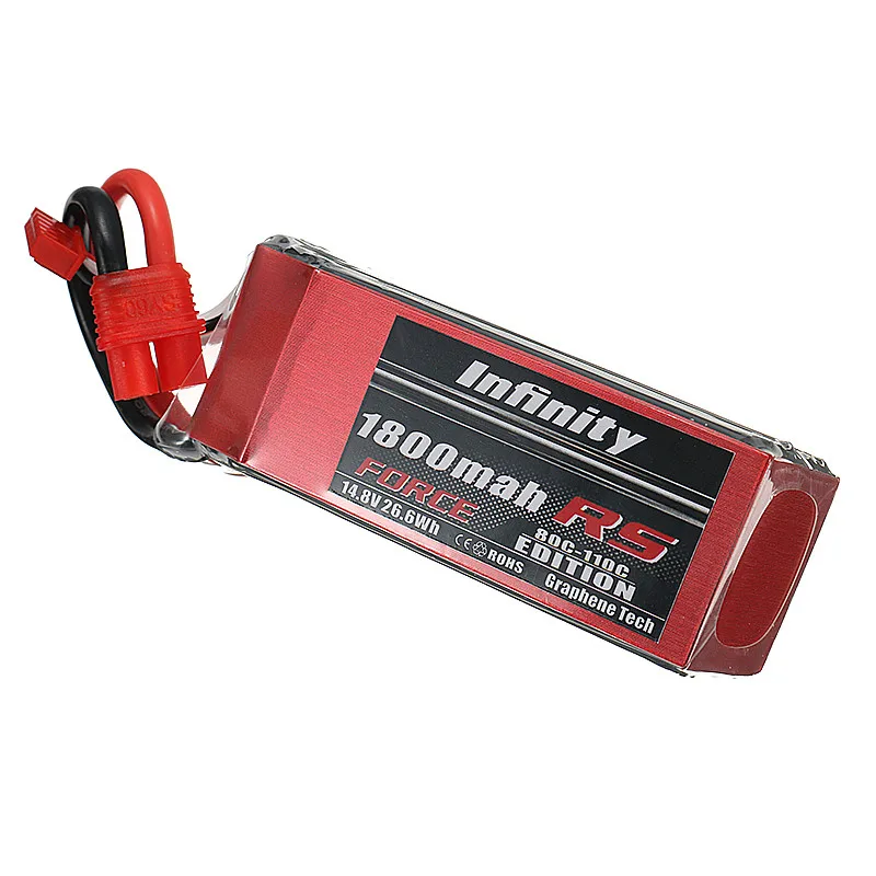 Новинка для Infinity 14 8 V 1800mah 4S1P 80C SY60 XT60 Plug RS FORCE EDITION Lipo батарея RC Racer Drone Quadcopter Power |