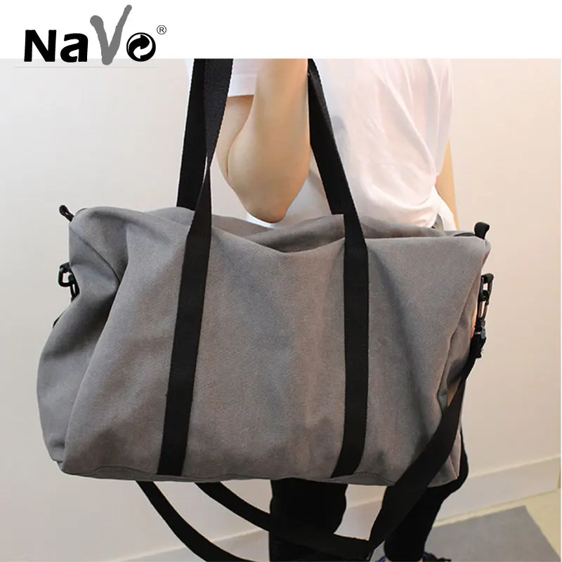 Модная Портативная мужская дорожная сумка вместительная Холщовая Сумка тоут для