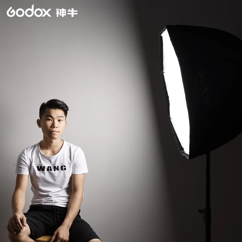 Портативный Зонт Godox 80 см восьмиугольный софтбокс-отражатель с сеткой сотовый