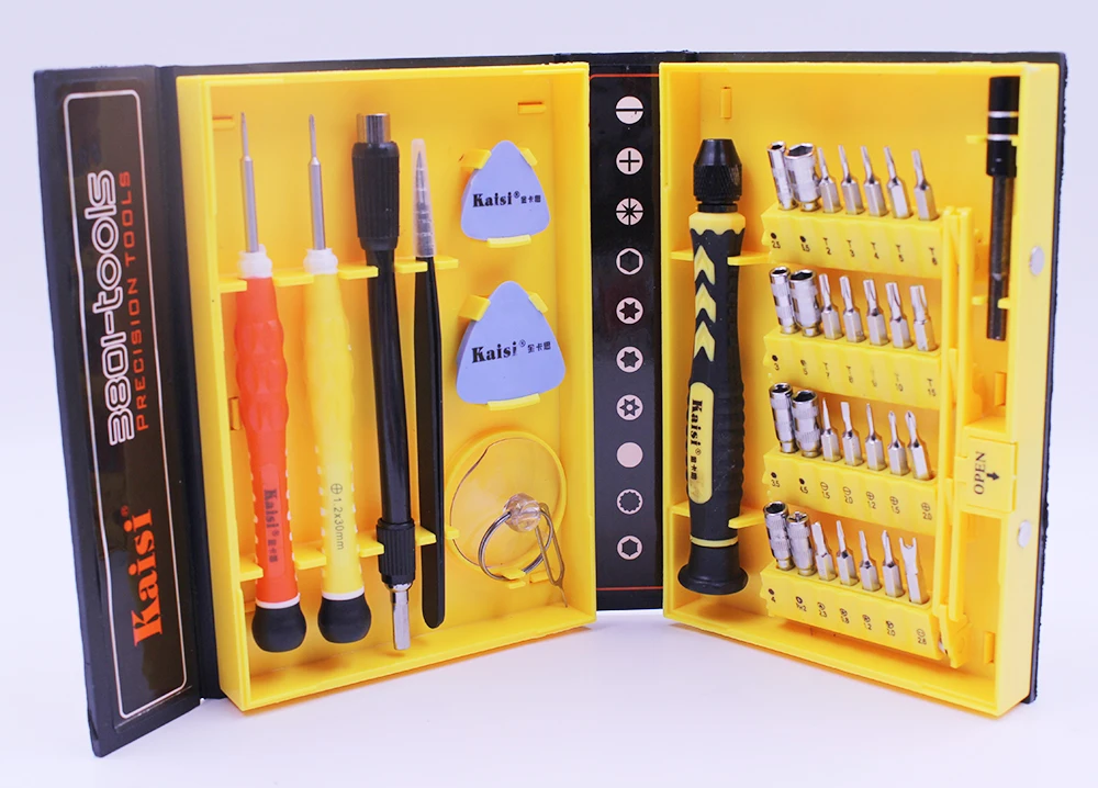 38 в 1 Набор прецизионных отверток для ремонта открывающегося ящика магнитный