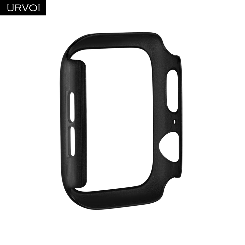 Пластиковый чехол URVOI для Apple Watch series 6 5 4 3 2 Ультратонкий бампер с жесткой рамкой и
