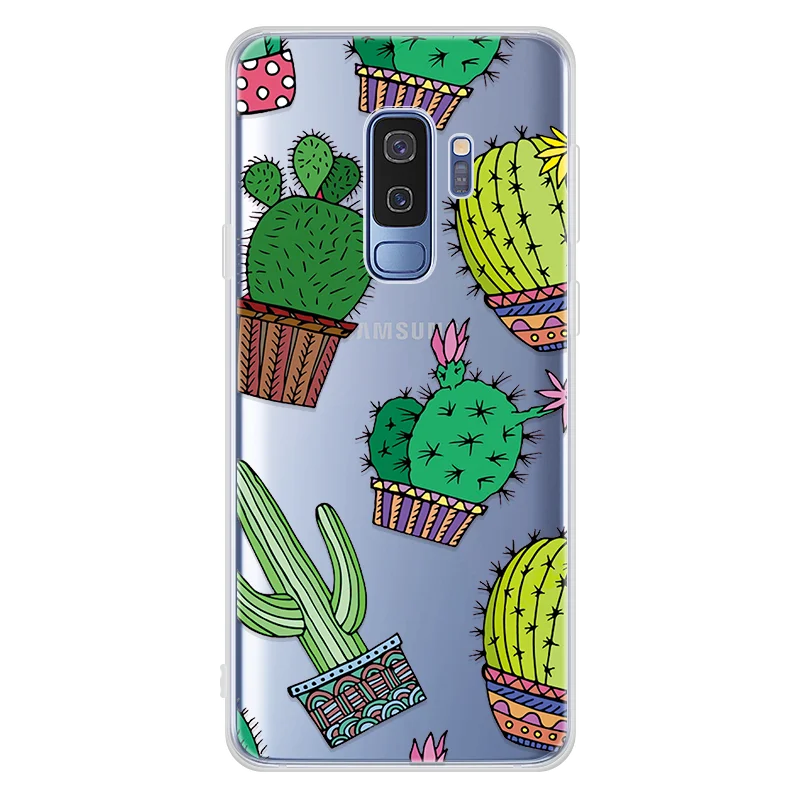 Прозрачный силиконовый чехол для телефона с узором s для samsung S9 S8 Plus S10 S10 Pro 10E, чехол-накладка на заднюю панель с милым рисунком из мультфильма