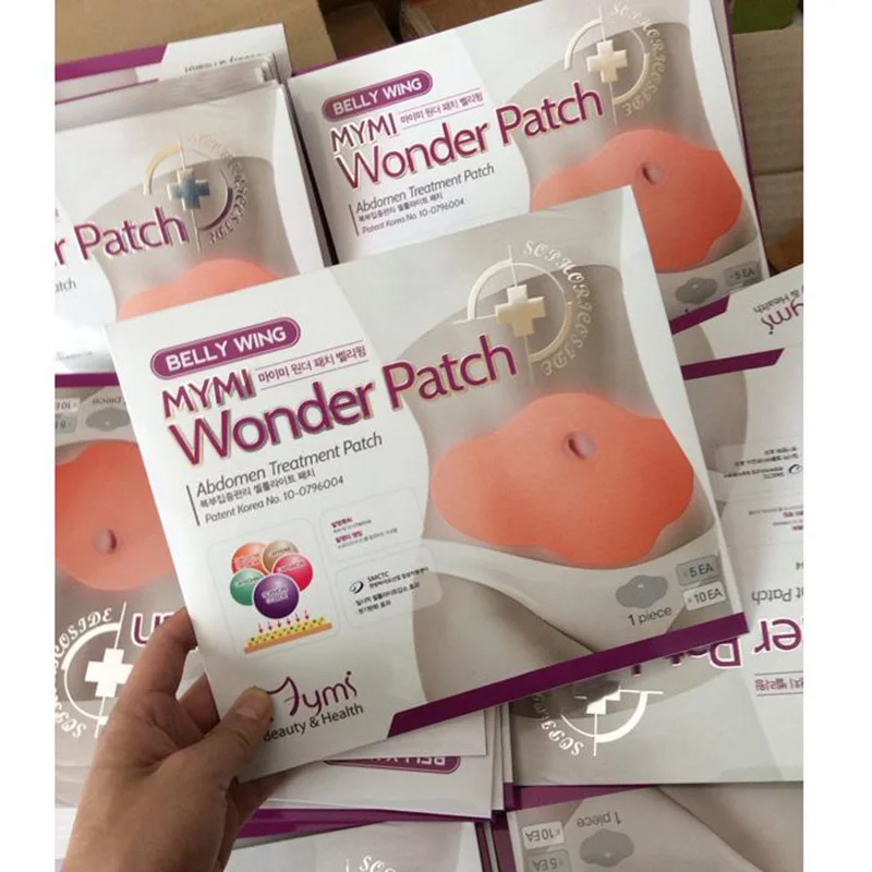 200 шт. = 20 коробок Лидер продаж пластырь Mymi Wonder для быстрого похудения