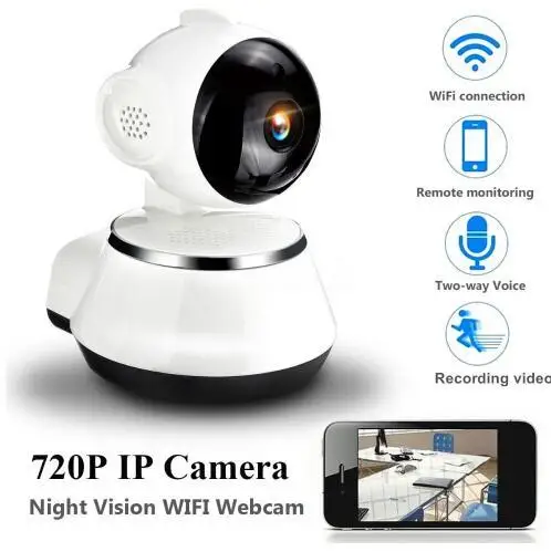 Беспроводной Wi Fi IP Камера охранных Камеры Скрытого видеонаблюдения 720 P HD3.6mm