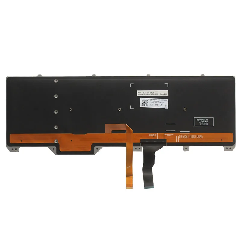 Новая Арабская/шведская клавиатура для DELL Alienware 17 R2 и R3 Клавиатура ноутбука с