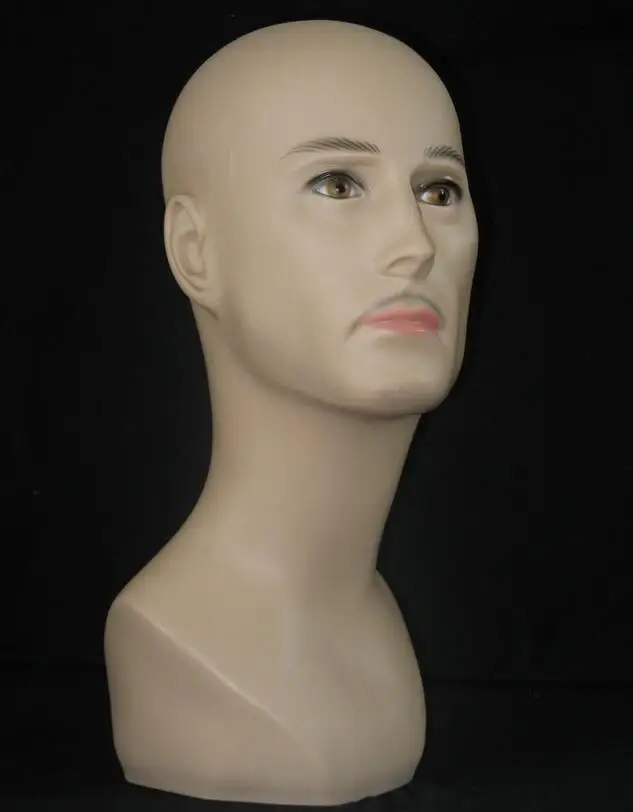 Высокое качество мужской манекен головной убор дисплей парик тренировочная