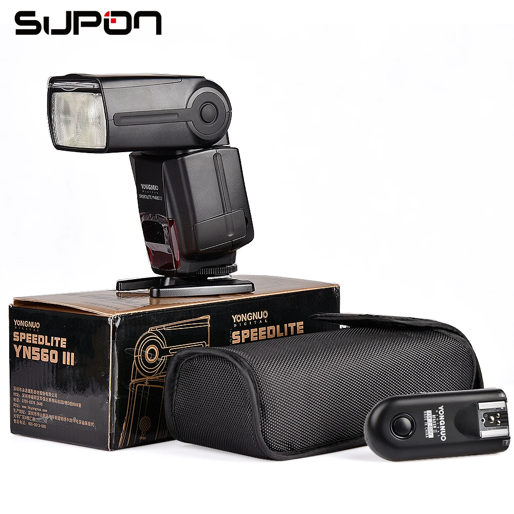 Вспышка Yongnuo Speedlite YN560III + RF603II одиночный триггер приемопередатчика для камеры Nikon